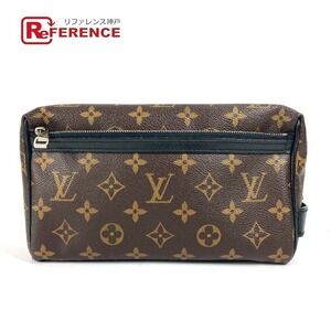 Louis Vuitton Monogram Macassar Brown Toilette Cosmetic Bag Shoulder Brown